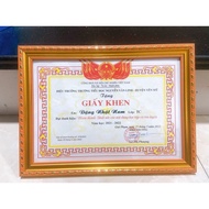 Certificate frame, certificate frame, certificate frame size A4 (21x30 cm)