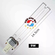 AQUARIUM UV UVC PL Light Tube Replacement Bulb Sterilizer Germicidal H Shape Lampu Bulb