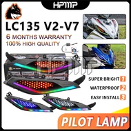 LC135 Mata Gaban Pilot Light Lampu Dada Signal Light LC135 V2 V3 V4 V5 V6 V7 Lampu Gaban With Remote