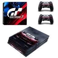 (MQ สไตล์ใหม่) GT Sport PS4 Pro Sports สติ๊กเกอร์ Play Station 4สติกเกอร์รูปลอกสกินสำหรับ PlayStation 4 PS4 Pro Console &amp; เคสและฝาปิดตัวควบคุม
