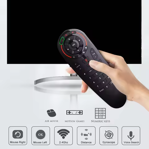 N67R--G30S Voice Air Mouse Universal Remote Control 33 Keys IR Learning Gyro Sensing Wireless Smart 