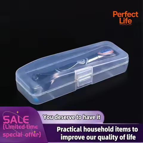 1Pc Stylish and Durable Shaving Storage Box for Men's Razors, Easy to Carry and Keep Clean and Keeps