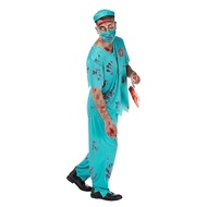 ชุดหมอซอมบี้สำหรับผู้ใหญ่ ชุดวันฮาโลวีน Zombie Doctor Costume for Adults Halloween Costume