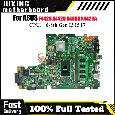 X442UA Laptop Motherboard For ASUS F442U X442UR X442URR X442UQ X442UNR X442U A480U A442U X442UF X442