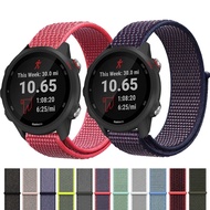 20MM 22MM Nylon Strap For Garmin Watch Vivoactive3 Forerunner 645 245 Band Replacement Bracelet Velcro Wristband