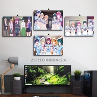 Megami Anime Jumbo Room Display No Cafe Terrace Akane Hououji 20X30 | Waifu Megami's Room Decoration