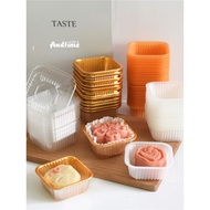 100 Thickened 50g 75g 80g 100g Toqing Group Tray Egg Yolk Crisp Tray Ice Skin Mid-Autumn Mooncake pp