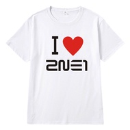 2NE1 CL Park Bom Sandara Park Minzy Cosplay cloth Full Graphic summer T-shirt Anime Short Sleeve Top