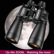 Borwolf 12-36X60 High Magnification HD Professional Zoom Binoculars 12-36 Times Telescope Light Nigh