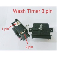 1 biji 3 Pin Washing Machine Timer wash timer