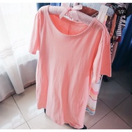 Preloved Salmon Peach Dress By Giordano Size S