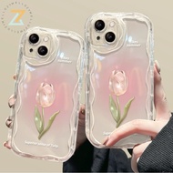 Compatible for IPhone 14 Pro Max IPhone 13 Pro Max IPhone 12 Pro Max IPhone 7 Plus IPhone 8 Plus Surface Rendering Tulip Silicone Phone Case