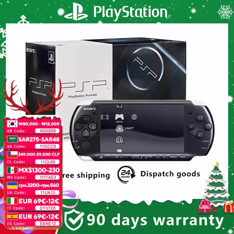 Sony original PSP 3000 (PSP-3006) PlayStation Portable Handheld Arcade Game Console (+Free Games) Ch