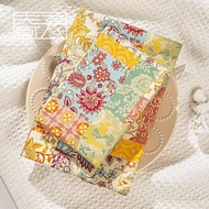 Countryside Retro Fabric Book Cover A5 A6 Doll Handmade Book Cover Adjustable Notebook Book Cover