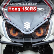 Motorcycle Headlamp Decal Accessories For QJMOTOR HONG 150RS QJ Motor Hong 150 RS 150-RS 2024 Motorb