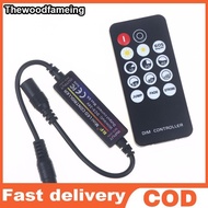 hewoodfameing 1 Set RF Wireless 14Keys 2.4G Remote Control DC12V LED Dimmer 24V 5V 6A For 2835 5050 