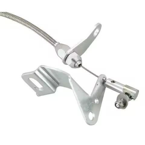 Stainless Braided Kickdown Cable Throttle Gas Cable Mopar Transmission For 727