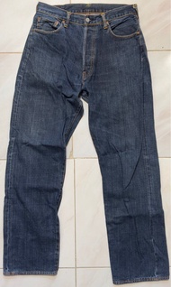 EVISU 深藍色 32 牛仔褲