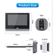 【Rockhouse】 Door Viewer Camera with 4.3 Inch Colour Screen Digital Door Viewer[New Arrivals Hot Sale