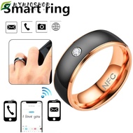 MIOSHOP NFC Smart Ring, Stainless Steel Multifunctional Finger Digital Ring, Intelligent Wearable Co