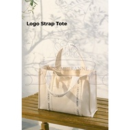 Gentlewoman Canvas Large Logo Strap Tote Bag