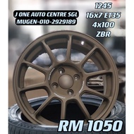NEW RIM ZE40 16 INCH FOR VIOS YARIS MYVI ALZA WIRA HONDA HATCHBACK CITY JAZZ
