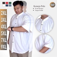 KEMEJA Jumbo Pique Shirt xxxl xxxxl Oversize Plain Shirt 4xl 5xl 6xl 7xl 8xl 9xl