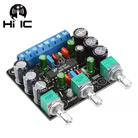 Amplifier XR1075 Preamp Tone Board BBE Digital Audio Power Amplifier Front-end Processor Preamplifie