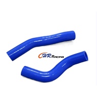 Red for Toyota Landcruiser Land cruiser HZJ80 1HZ Silicone Radiator Hose 1990-1998