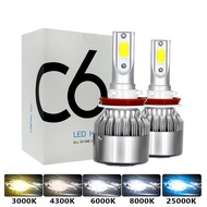 C6 Original Headlight H4 LED Car LED 100 Watt Headlight H11 H3 Canbus 10000LM Fog Light H7 9005 9006