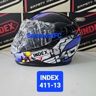 หมวกกันน็อค ID INDEX 411 ไซด์ L รอบศรีษะ 59-60 cm (1ใบ) มีหลายสีให้เลือก จำหน่ายจากร้าน SereewatFC