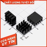 [10 Pieces]- Aluminum Heatsink 14x14x7 Black TechZone Viet FixLab – Components & Repair