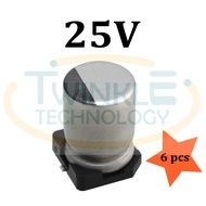 Capacitor 25V SMD Cap Aluminium Electrolytic Capacitor 25V 10uf,22uf,47uf,100uf, 220uf,330uf