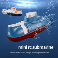 Mini RC Submarine RC Boat Remote Control Boat Waterproof RC Toy for Kids
