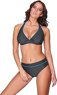 Women's Bikini Set 74RN24, Graphite/lux, 34H