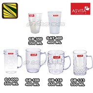 Asvita Ice Glass, Coffee Glass, Multipurpose Glass, Multipurpose Cup 350 ML, 400 ML, 500 ML, 550 ML,