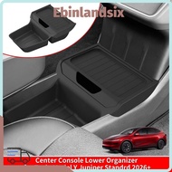 EBINLMY Central Tray Organizer, TPE Material Center Console Storage Box, for Tesla Model Y Juniper /