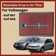 Volkswagen Golf MK7 / MK8 Washable Drop-In Air Filter (04E129620A / 04Q129620)