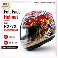 Arai RX 7X NAKAGAMI GP3 Full Face Motorcycle Helmet Size XL