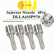4PCS DLLA155P970 Injector Nozzle 093400-9700 For TOYOTA Land Cruiser J200 1VD 4.5L For 095000-6730 0