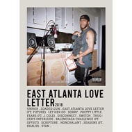 Poster Cover East Atlanta Love Letter by 6LACK for Room/Barber Gym