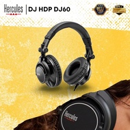 Hercules DJ HDP DJ60 Headphones with attached spiral cable (DJ-60 / DJ 60 / HDP-DJ60)