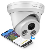 PANOEAGLE 5MP IP PoE Security Camera with Audio/Mic,5MP@30fps, Human/Vehicle Detection,98ft IR Night