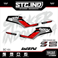 HONDA STRIPING STICKER WIN 100 28HONDA