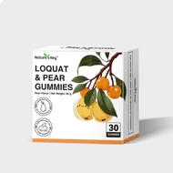 Nature's Key Loquat & Pear Gummies, which are sugar-free chewable supplements to soothe dry or irrit