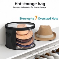Hat Storage Bucket Hat Storage Handy Tool Beach Hat Storage Bag Stackable Round Hat Brim Hat Storage