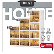 [HOUZE] Modular 3 | 4 | 5 Tier Collapsible Cabinet - Storage | Space Saver | Organizer