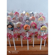 (min 20pcs) Chocolate lollipop princess