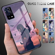 For OPPO A55 4G A95 A94 A74 A54 A54S Reno 5F Anime Naruto Soft Edge Silicone Case Shockproof Tempere