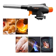 Welding Gas Torch Flame Gun Nozzle BBQ Cooking Camping Ignition Flamethrower Outdoor Heating Butane 